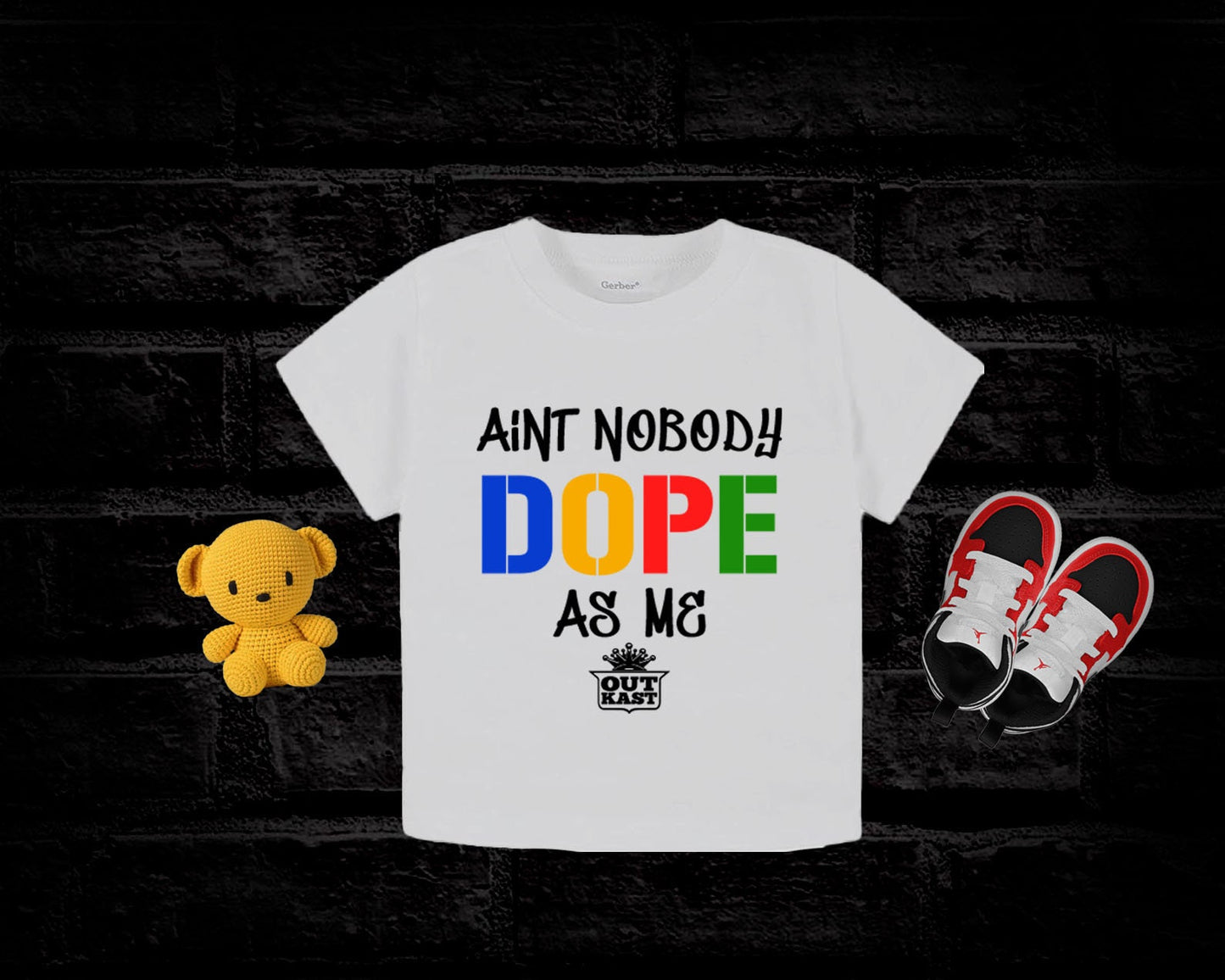 Aint Nobody Dope as Me So Fresh and So Clean Hip Hop Rapper Baby Bodysuit Toddler T-Shirt