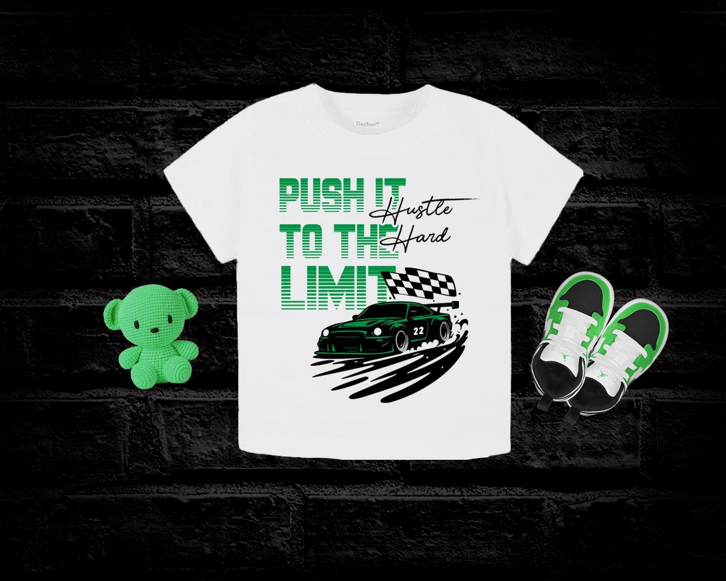 Push It to the Limit Baby Bodysuit or Toddler T-Shirt – The Boss Inspired Street Racecar Baby Clothes – Urban Baby Outfit – Baby Shower Gift