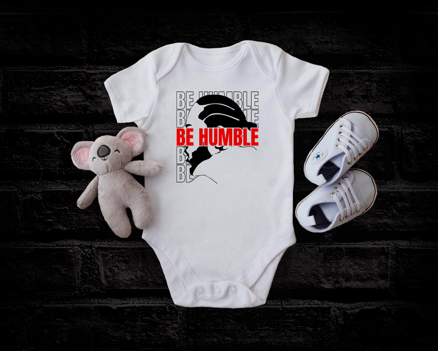 Be Humble Hip Hop Rapper Baby Bodysuit Toddler T-Shirt